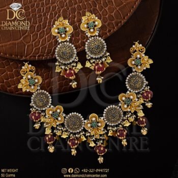 Gold Necklace Design NL 137