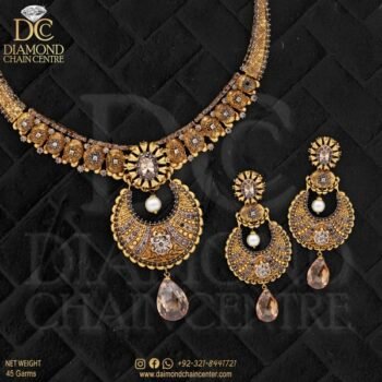Gold Necklace Design NL 121