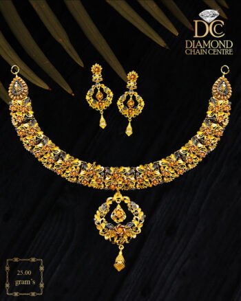 Gold Necklace Design NL 168